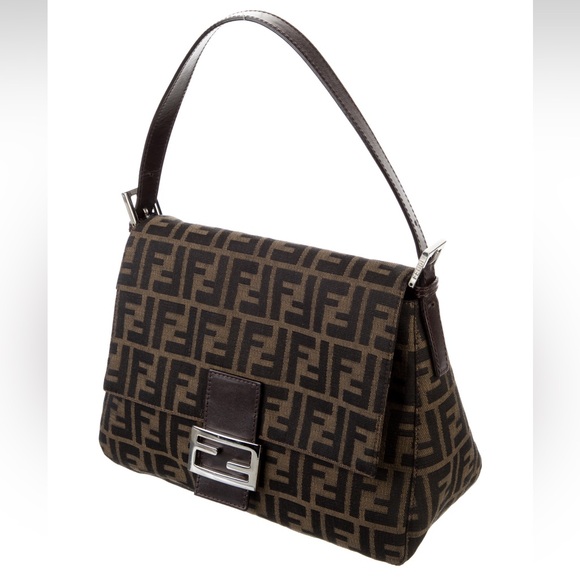 Authentic Fendi Zucca Mama Baguette - Picture 3 of 10